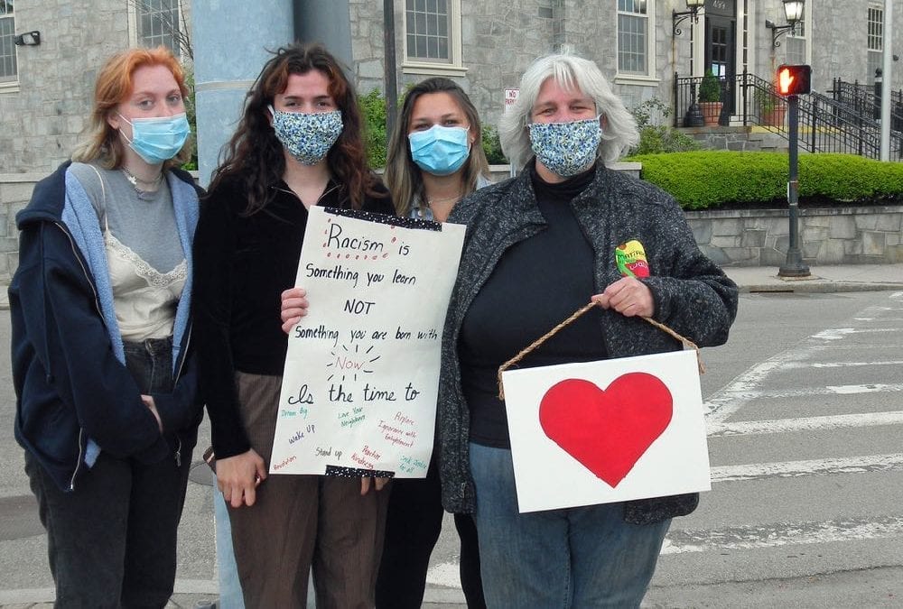 Milton: Peaceful Standout Held in East Milton Square