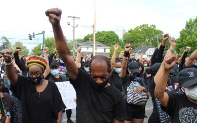 Brockton: Close to 1,000 People Gather for Peaceful Protest