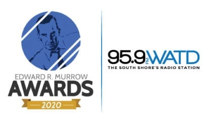 WATD announced as recipient of the 2020 Regional Edward R. Murrow Award for Overall Excellence in the New England region.