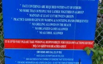 Plymouth: Beach Goers May See Visual Examples of Social Distancing on the Beach