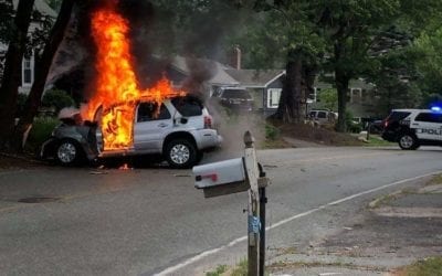 Rockland: Neighbors Rescue Woman Just Before SUV Blaze