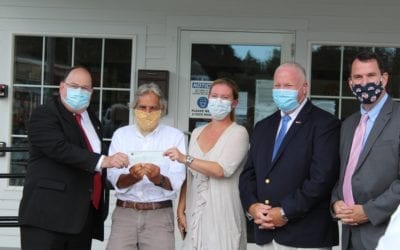 Plympton: Town Receives First CARES Check from Plymouth County