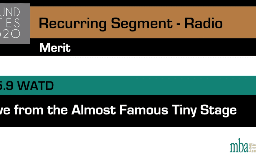 WATD: Almost Famous on WATD Wins Award for Recurring Segment in Radio