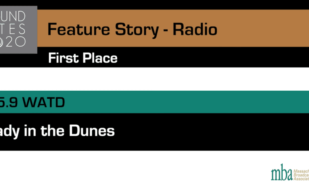 WATD: MA Broadcasters Award Christine James with Second Sound Bite Award