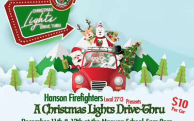 Christmas Lights Drive-Thru in Hanson