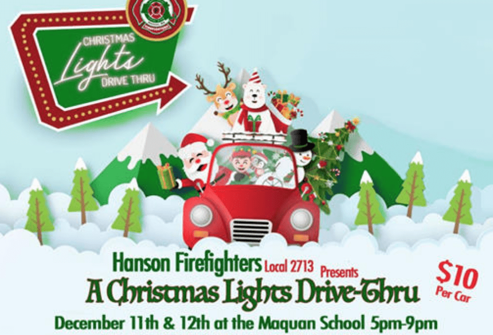 Christmas Lights Drive-Thru in Hanson