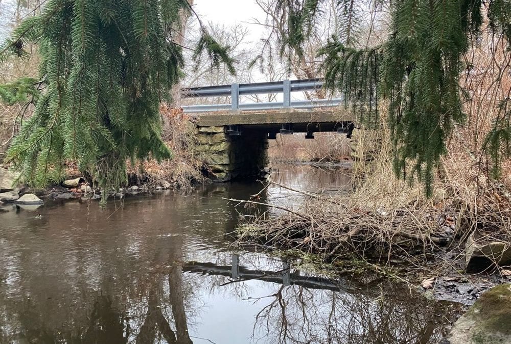 Brook Road Bridge in Plymouth Closed