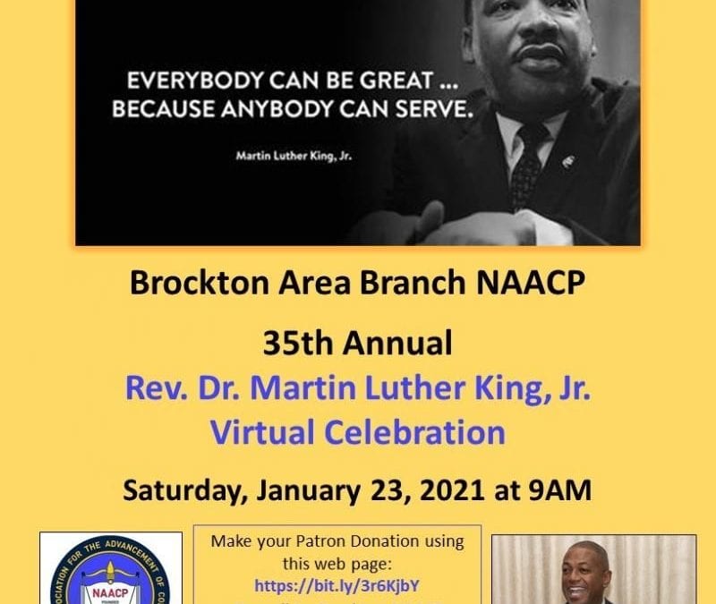 35th Annual Rev. Dr. Martin Luther King Jr. Virtual Celebration
