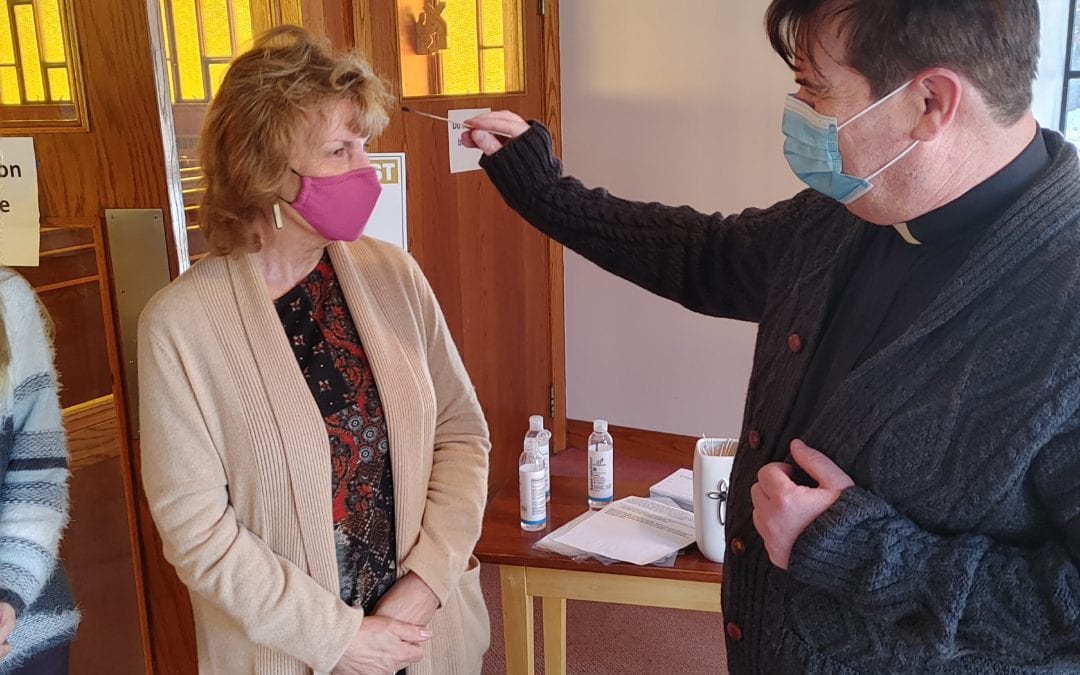Local Churches Observe Ash Wednesday During Pandemic