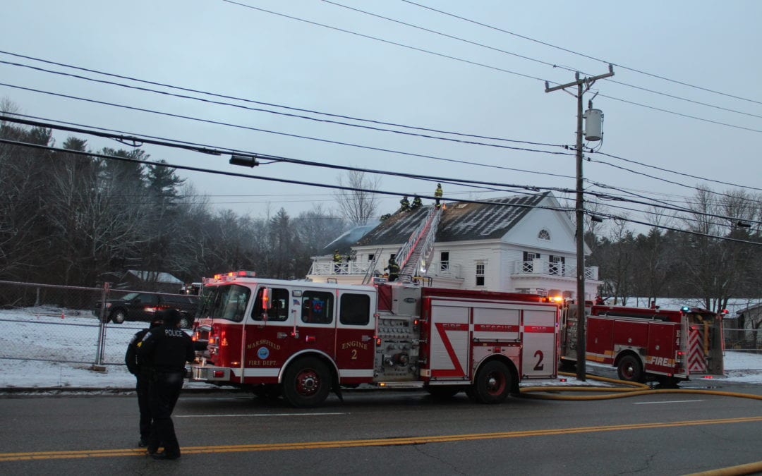 Three-Alarm Fire Damages Marshfield Veterans Home Under Renovation