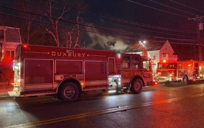 Road Re-opens Following Three Alarm Fire In Marshfield On Ocean St.
