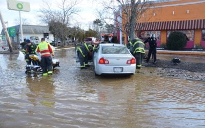 Hingham Roadway Flooded After Crash Involving Unlicensed Driver