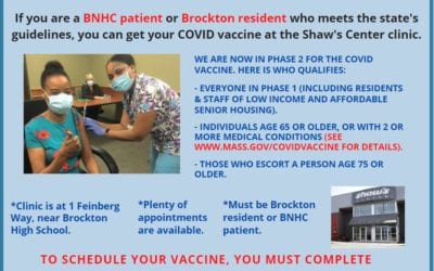 Brockton Neighborhood Health Center Vaccine Site Up and Running