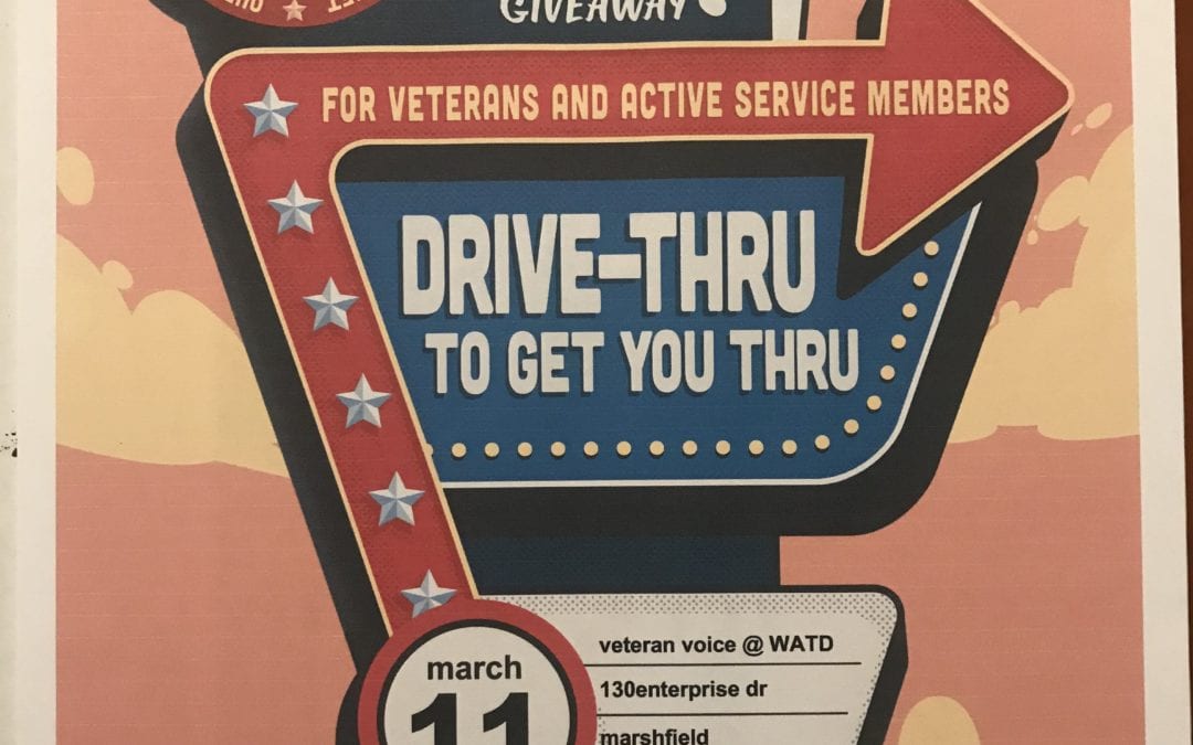Food Drive-Thru to Get You Thru for Veterans and Active Military Members