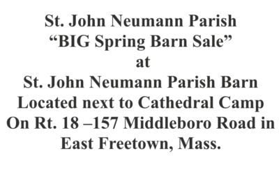 Big Spring Barn Sale at St. John Neumann Parish