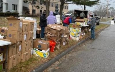 Marshfield Elks Hosts Free Food Drive for Vets