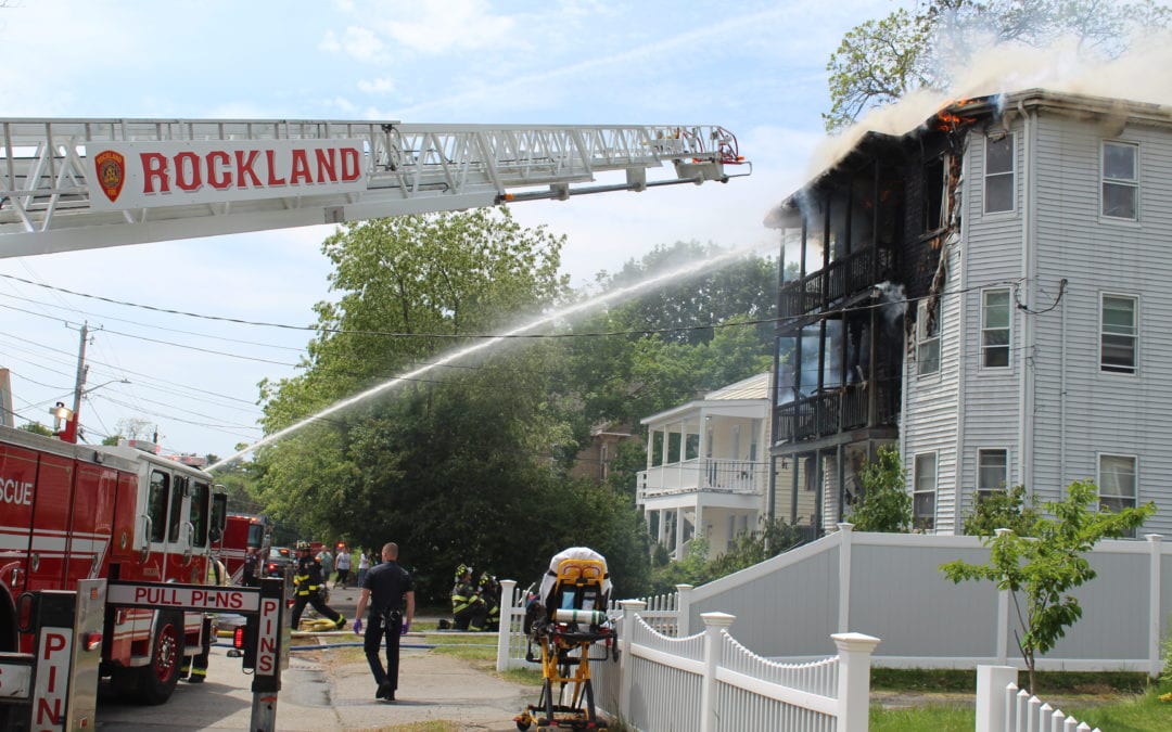 Three People Injured after Three-Alarm Fire in Rockland