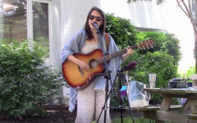 Music Fills The Air At Veterans Food Drive Thru