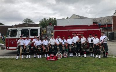 Greater Boston Firefighters Pipes and Drums Band Saves Man Suffering from Cardiac Arrest During Quincy Parade
