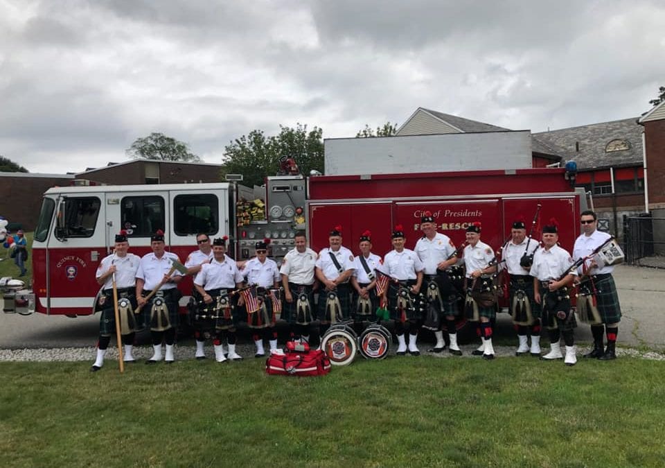 Greater Boston Firefighters Pipes and Drums Band Saves Man Suffering from Cardiac Arrest During Quincy Parade