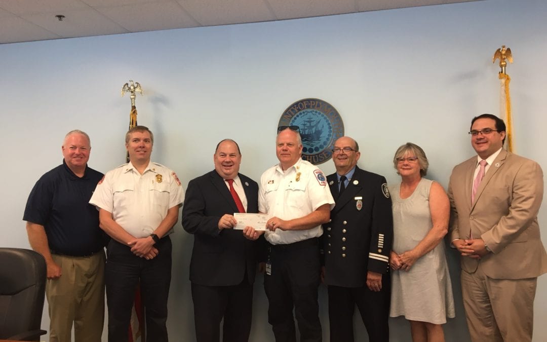 Plymouth County Continues Distribution of Cares Act Money and Duxbury Fire Department Gets Financial Boost
