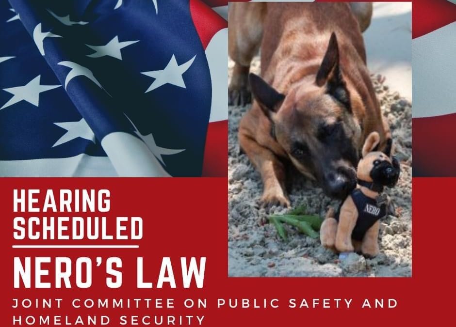 Nero’s Law Bill Filed with State Legislature Supports Police K9 Unit