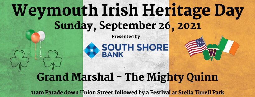 Weymouth Irish Heritage Parade, Festival Returns Sunday