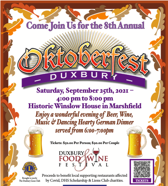 Duxbury Wine & Food Festival Celebrates Oktoberfest