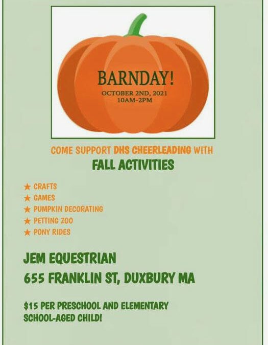 Barn Day Features Pony Rides, Pumpkin Decorating, a Petting Zoo and Fun