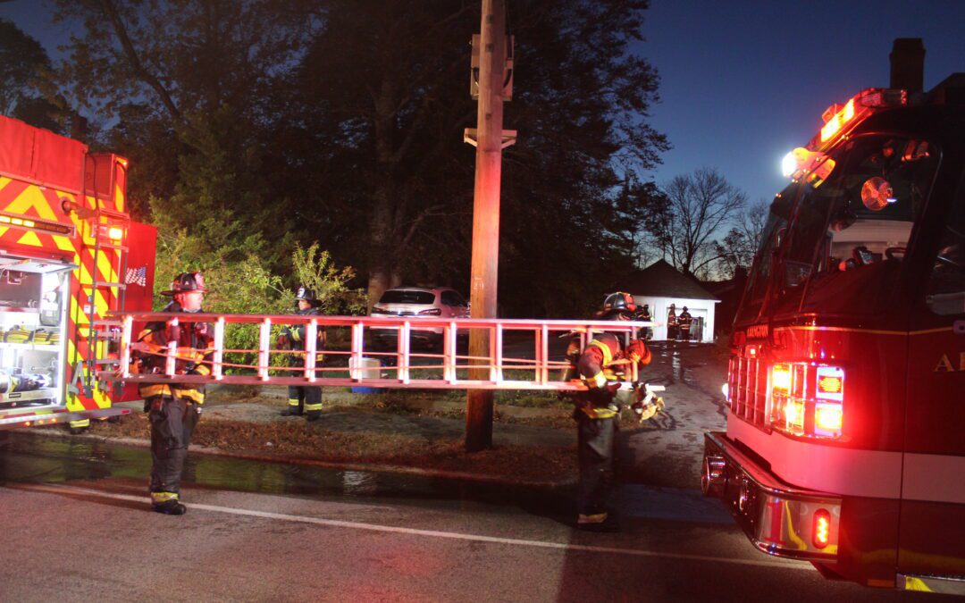 Abington Fire Department Quickly Knocks Down Fire on Adams Street