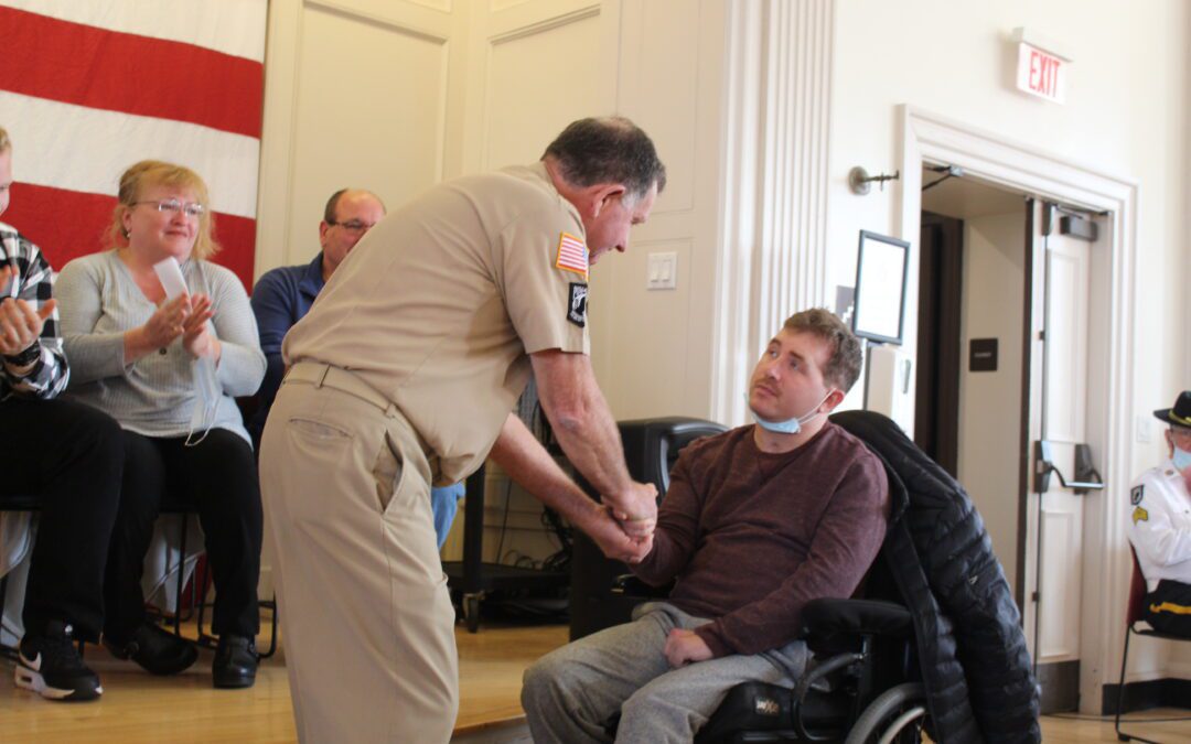 Plymouth Salutes Nick Eufrazio During Ceremony at Memorial Hall