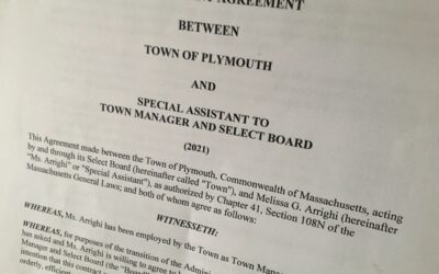 Plymouth Town Manager Arrighi Resigns to Become Special Assistant to Acting Town Manager