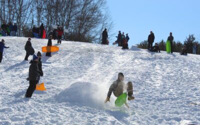 Post-Blizzard, Dozens Take to Sledding in Duxbury and Marshfield
