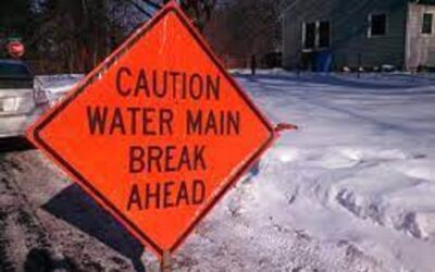 Water Main Break In North Scituate