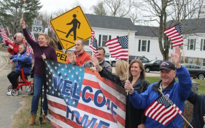 Marshfield Residents Welcome Home Army Veteran, First Lieutenant Ryan Griffin