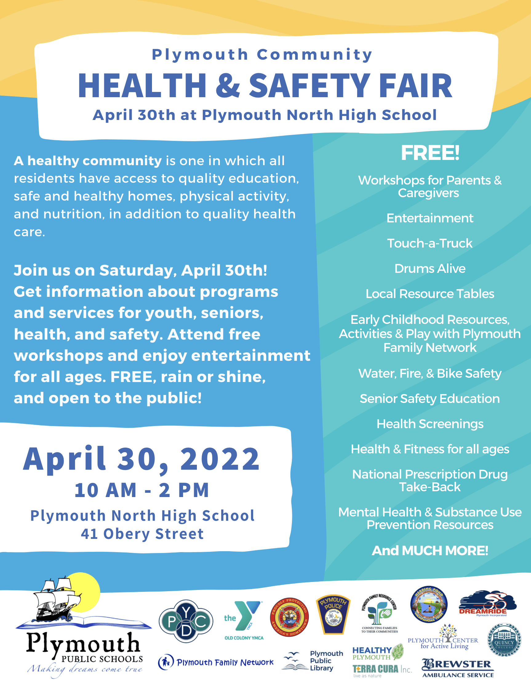 Plymouth Community Health & Safety Fair | WATD 95.9 FM