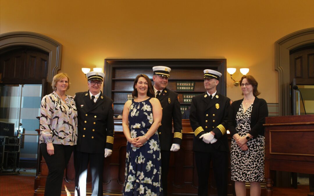 Retirement Ceremony Held for Plymouth Fire Chief Ed Bradley after 47 Years of Service