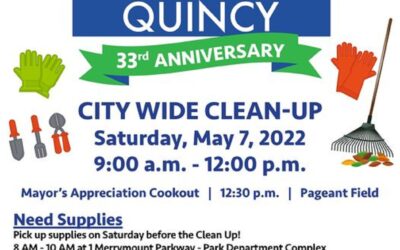Quincy Cleanup On Saturday