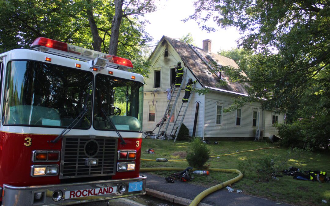 Family Displaced, Firefighter Transported to the Hospital after Three-Alarm Fire in Rockland