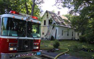 Family Displaced, Firefighter Transported to the Hospital after Three-Alarm Fire in Rockland
