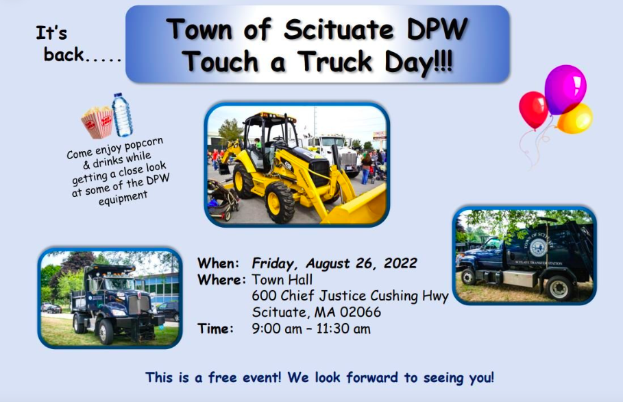 Touch-a-Truck at the Scituate Town Hall Returns on August 26th | WATD ...