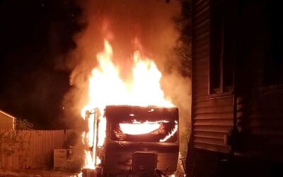Camper Fire In Wareham
