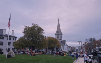 Plymouth Town Hall Employees Take Part in Halloween on Main Festivities
