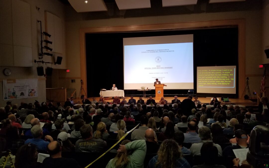 Pembroke Special Town Meeting Approves Additional Funding for Community Center Project
