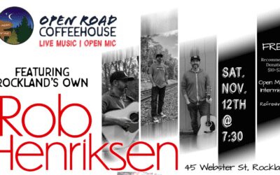 Rockland Native Rob Henriksen at Open Road Coffeehouse