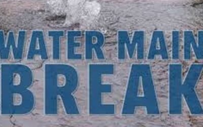 Water Service Break In Scituate