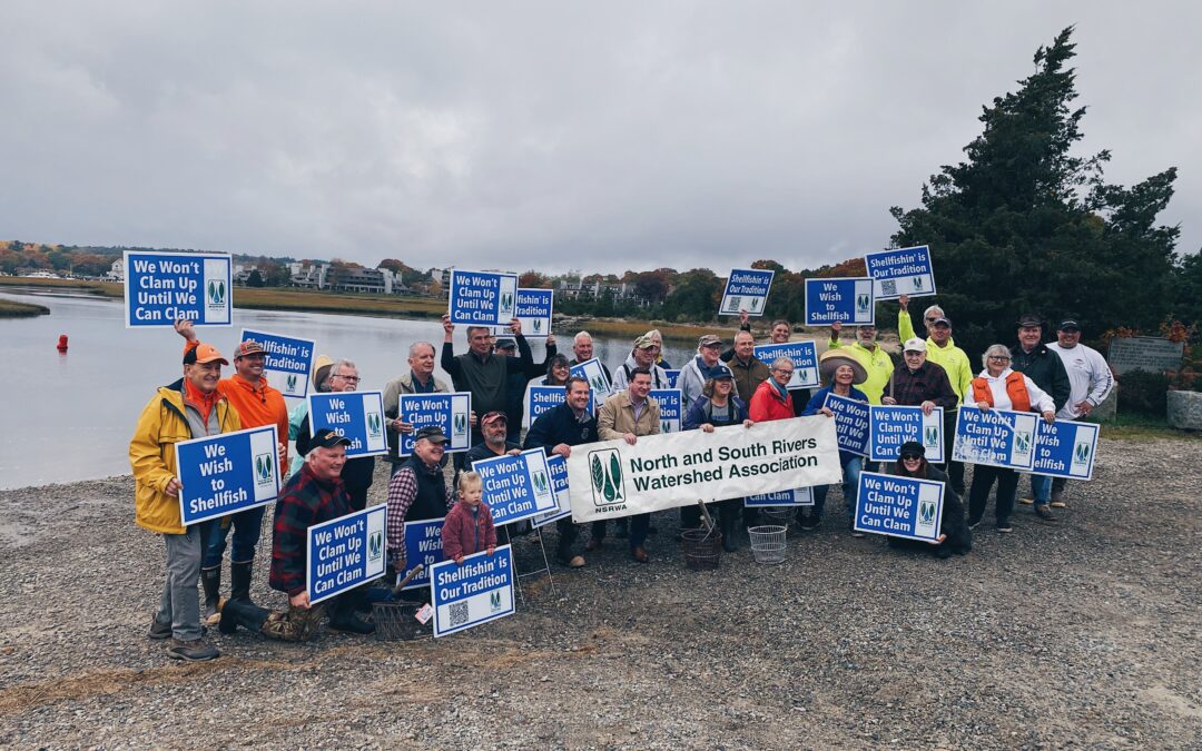 North and South Rivers Watershed Association holds a Shellfish Sit-In in Scituate