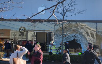 Multiple Injuries After Car Crashes Into Apple Store In Hingham