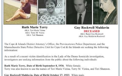 State Police Seeking Information about Man who was Married to the “Lady in the Dunes,” Ruth Marie Terry