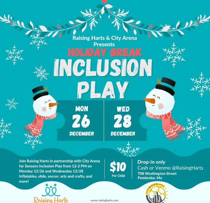 Raising Hearts in Partnership with City Arena Sensory Inclusion Play in Pembroke